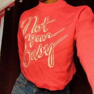 Light Pink Divided Sweater